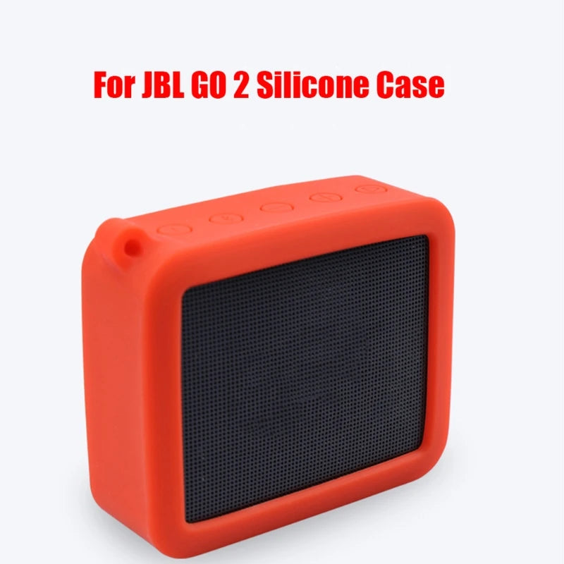 1 Pc Durable Silicone Case Protective Cover Shell Anti-fall Speaker Case for-JBL GO 2 GO2 Bluetooth Speaker Accessories