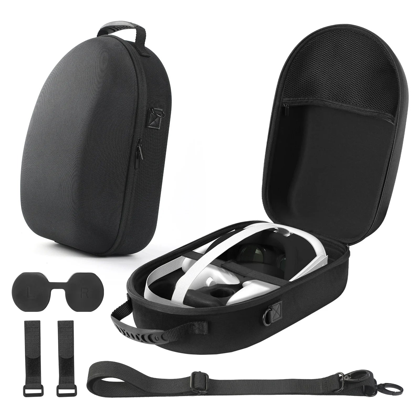 for Meta Quest 3 VR Glasses Storage Bag Waterproof EVA Portable Carrying Case Controller Protector for Meta Quest 3 VR Headset