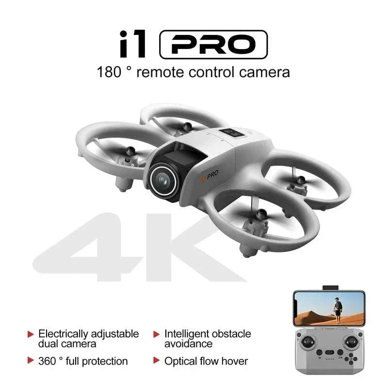 i1PRO Drone professional 4K HD quadcopter with dual cameras and remote control