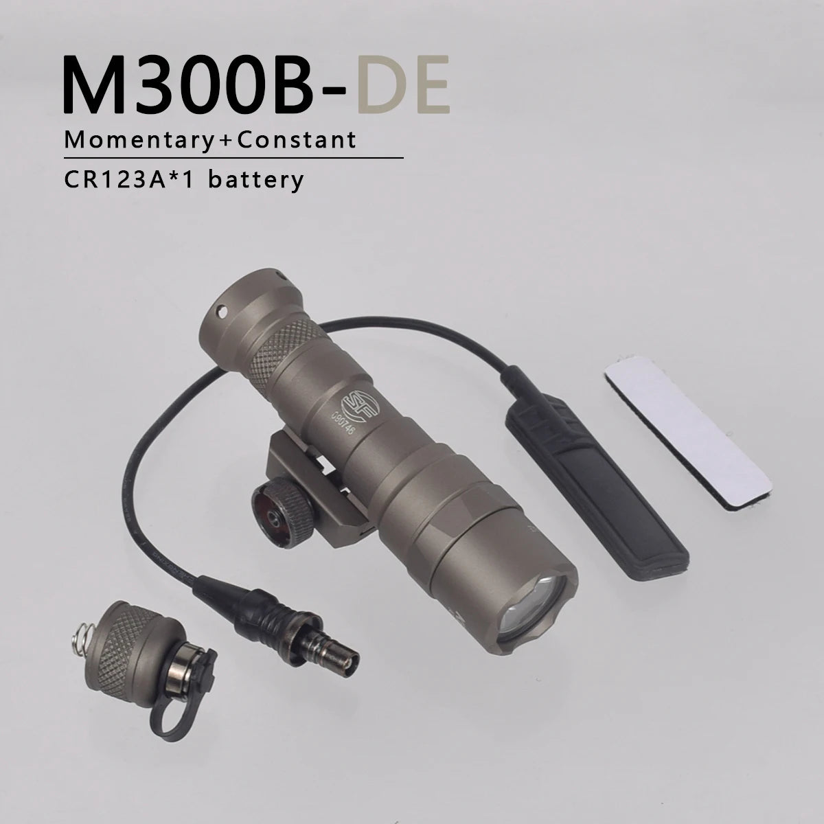 US warehouse Surefire M600C M600 M300 X300 Ultra Tactical Scout Light Rifle Weapon Flashlight Hunting Momentary Pressure Switch