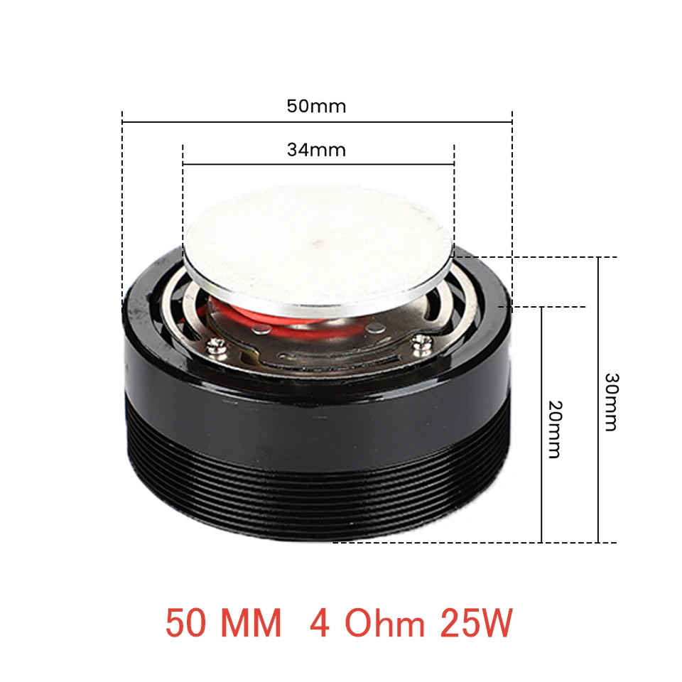 AIYIMA Audio Portable Speakers 25W/20W 4 Ohm/8 Ohm 44/50MM Full Range Vibration Speaker Altavoz Portatil Resonance Bass Speaker