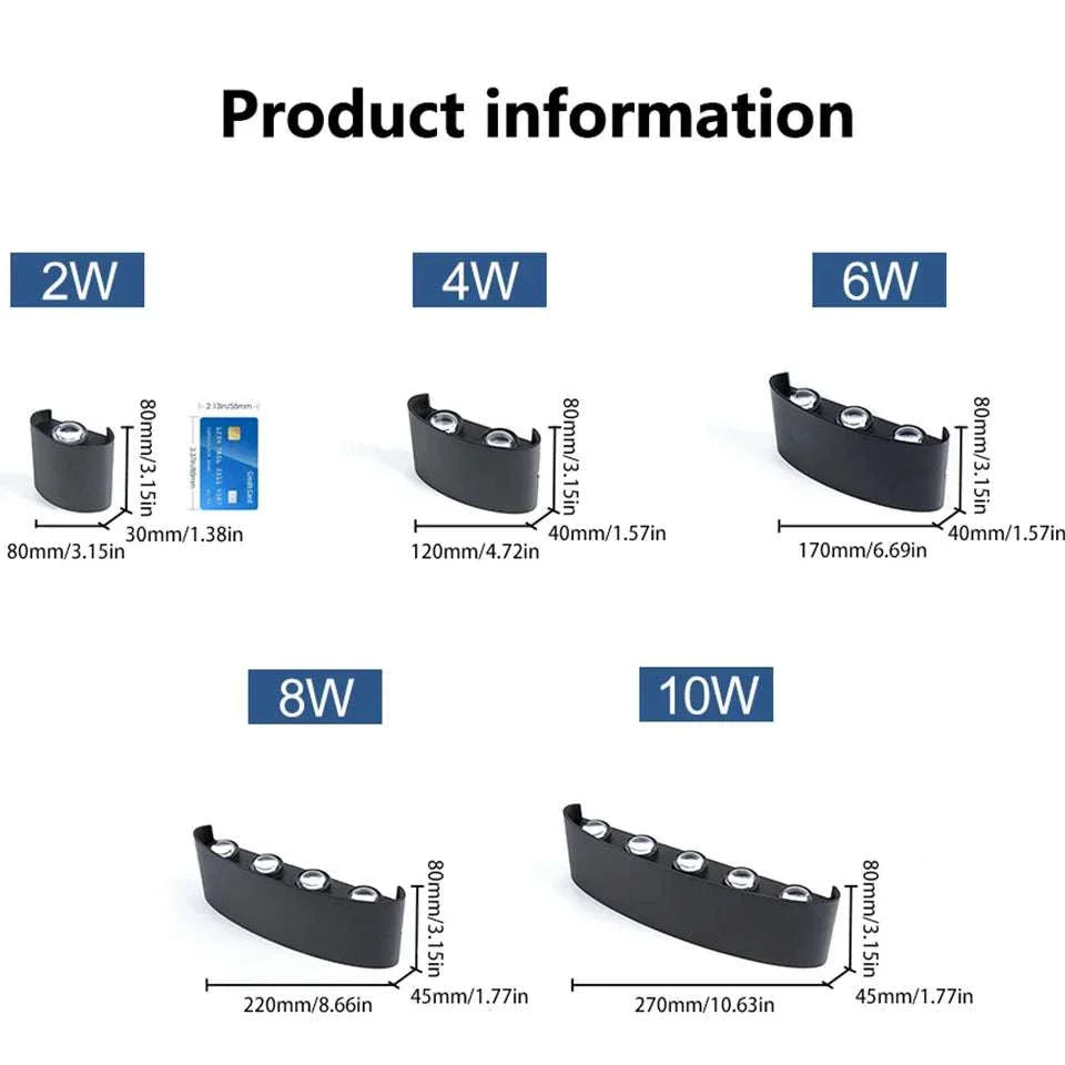 modern LED wall light