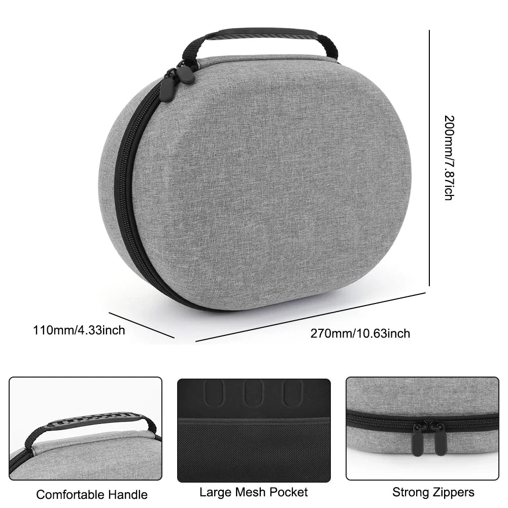 for Meta Quest 3 VR Glasses Storage Bag Waterproof EVA Portable Carrying Case Controller Protector for Meta Quest 3 VR Headset