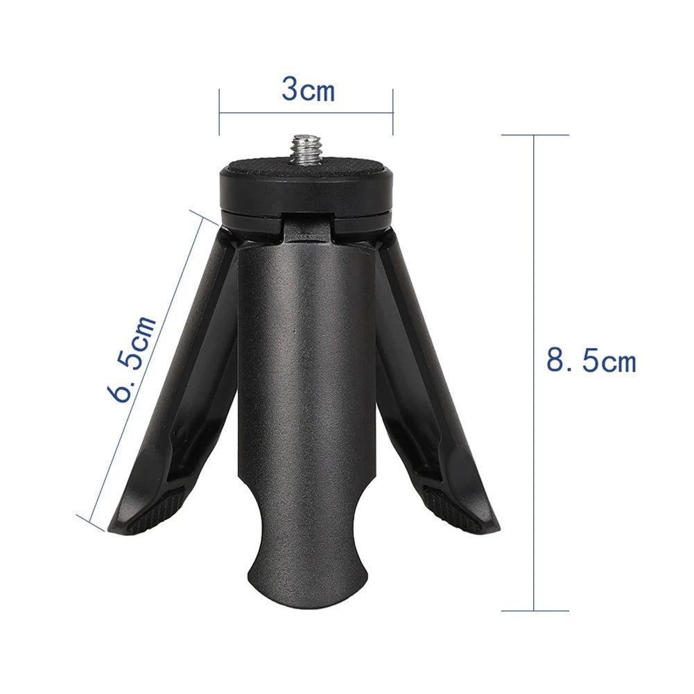 Mini Camera Tripod Portable Smartphone Action Camera Holder 1/4 Inch Interface Accessories for Mobile Phone Card Machine