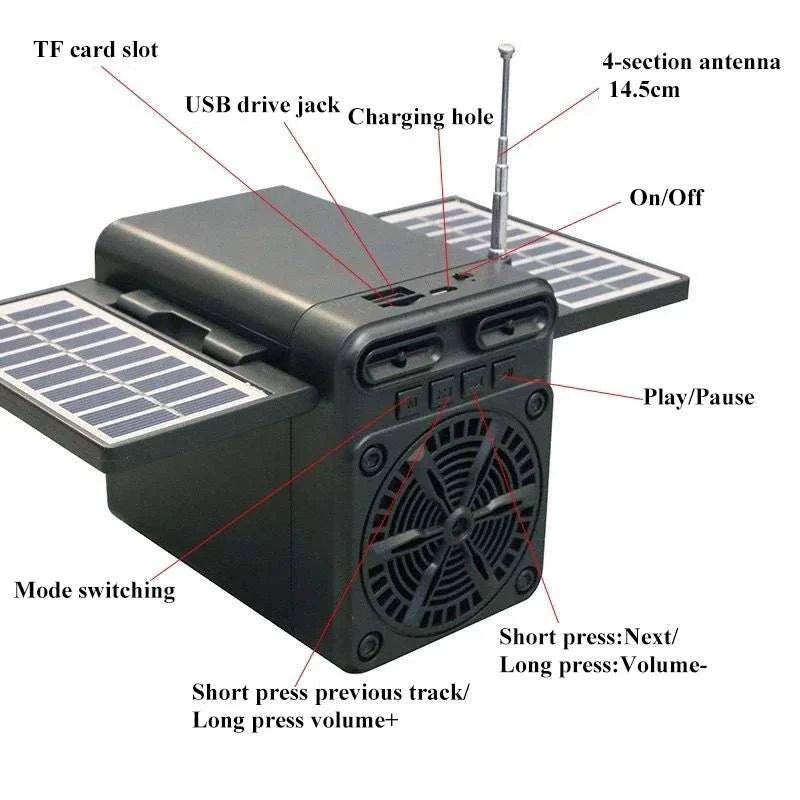 Portable FM Radio Solar