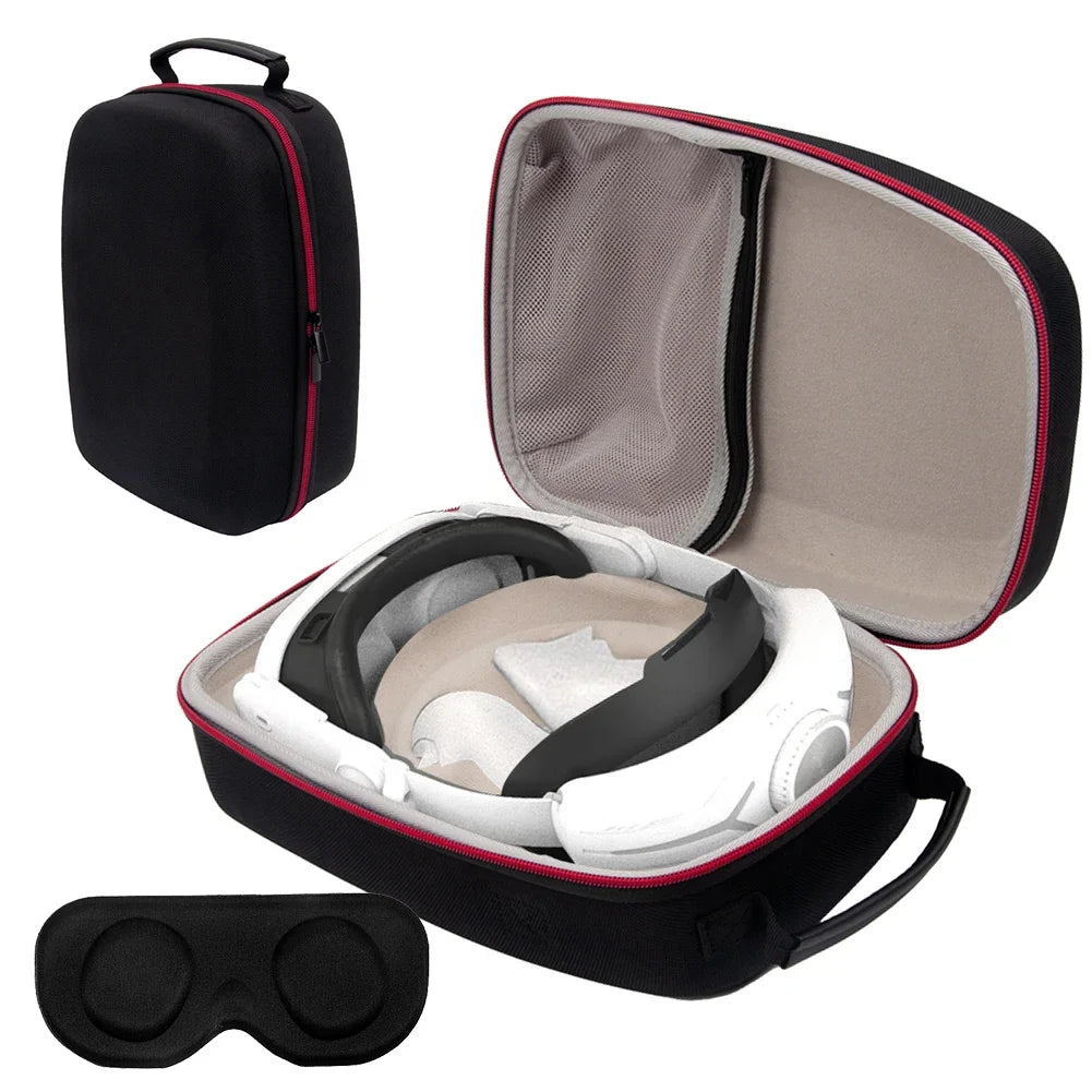 for Meta Quest 3 VR Glasses Storage Bag Waterproof EVA Portable Carrying Case Controller Protector for Meta Quest 3 VR Headset