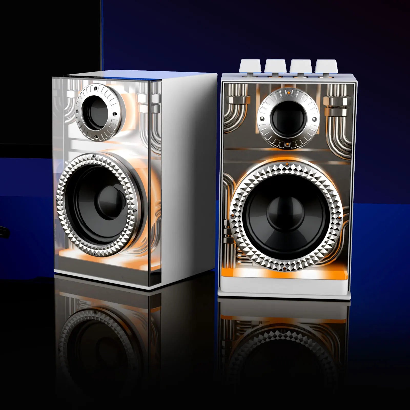 Bluetooth speaker, multi-function sound blaster, desktop dazzling subwoofer, home game audio, wireless/TF/DC 5V/AUX/3.5MM/USB