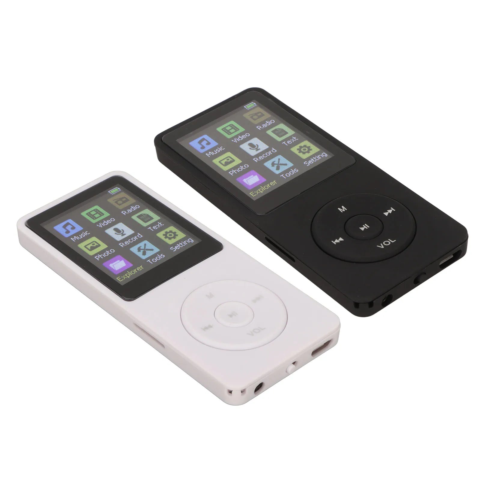 Digital Music Player 1.8 Inch LCD Support Small Memory Card Ultra Thin MP3 MP4 Player with Accessories Music Player Sound Player