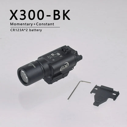 US warehouse Surefire M600C M600 M300 X300 Ultra Tactical Scout Light Rifle Weapon Flashlight Hunting Momentary Pressure Switch