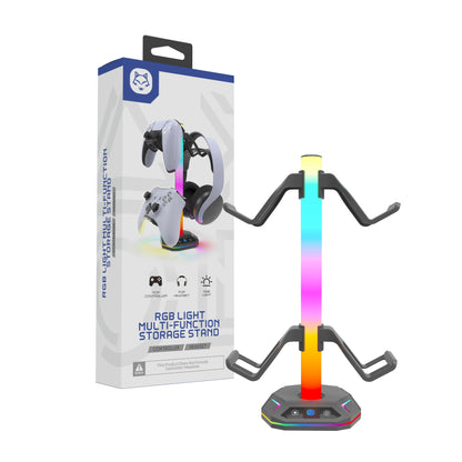 For Playstation5 Controller Holder Earphone Hanger Accessories Gaming RGB Headphone Stand for Desktop Gamer PS4 Xbox PS5 Gamepad