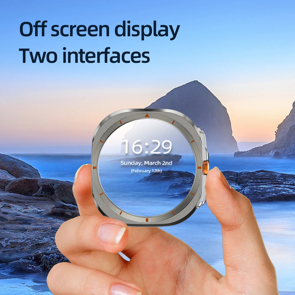 Cellular Smart Watch 1.508'' AMOLED Screen Dual Camera 4G SIM Call Precise Positioning Heart Rate Monitoring Android Smartwatch