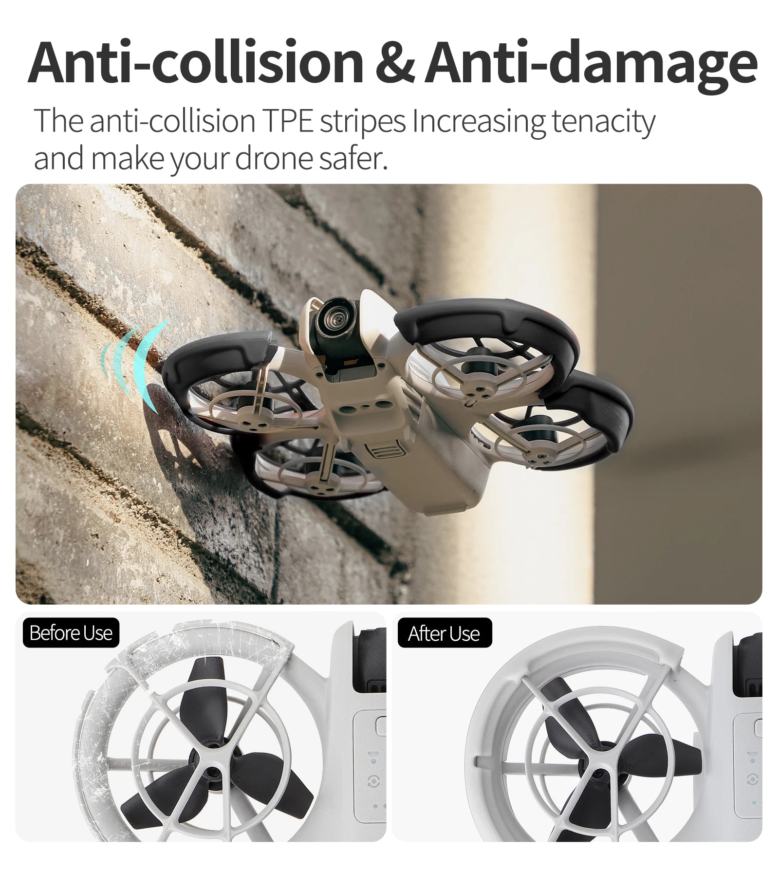 Propeller Guard For DJI Neo Anti-collision Shock-Absorbing Propellers Protection Cover Replacement For DJI Neo Drone Accessories