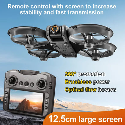 New Drones S156 GPS 8K Professional HD 360° Dual Cameras 5G WIFI Brushless Motors Obstacle Avoidance FPV Foldable Quadcopter Toy