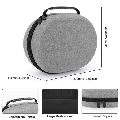 for Meta Quest 3 VR Glasses Storage Bag Waterproof EVA Portable Carrying Case Controller Protector for Meta Quest 3 VR Headset