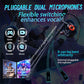 Type-C/3.5mm/USB Wired Headphones Gaming Headsets With Mic Earphones Wired Bass Stereo Esports Gamer Earbuds For Phones Computer