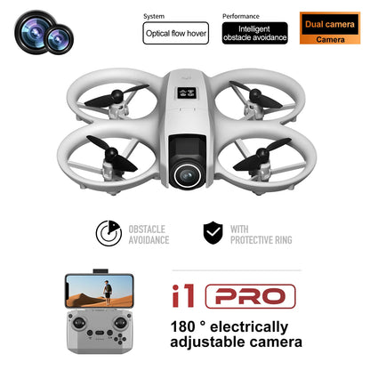 i1PRO Drone Professional 4K HD Dual camera 5G WIFI FPV UAV With Screen Remote Control RC Dron Avoidance Aerial Quadcopter Toys