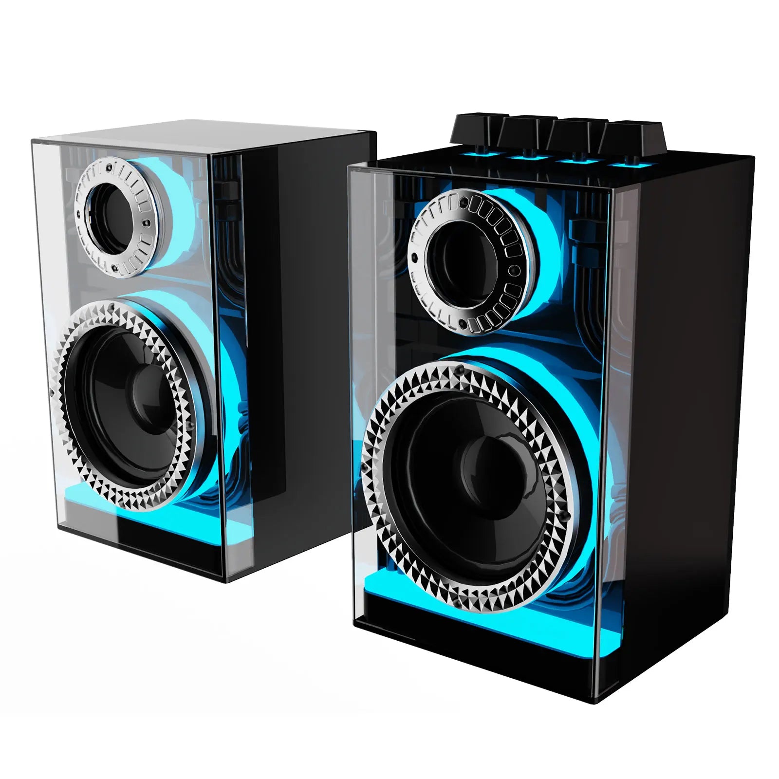 Bluetooth speaker, multi-function sound blaster, desktop dazzling subwoofer, home game audio, wireless/TF/DC 5V/AUX/3.5MM/USB