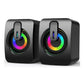 PC Computer Speakers PC Sound Box HIFI Stereo Microphone USB Wired Caixa De Som with LED Light For Desktop Computer PC Laptops