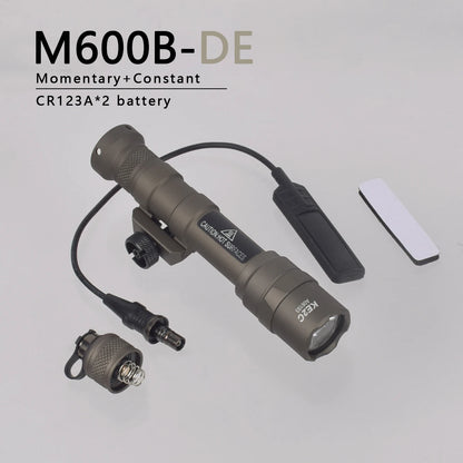 US warehouse Surefire M600C M600 M300 X300 Ultra Tactical Scout Light Rifle Weapon Flashlight Hunting Momentary Pressure Switch