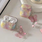 Luxury Pink Lover Heart Case For AirPods 4 Pro 2 3 Earphone Funda For AirPods Pro 2nd Generation Coque For AirPod 4 Pro 2 USB C
