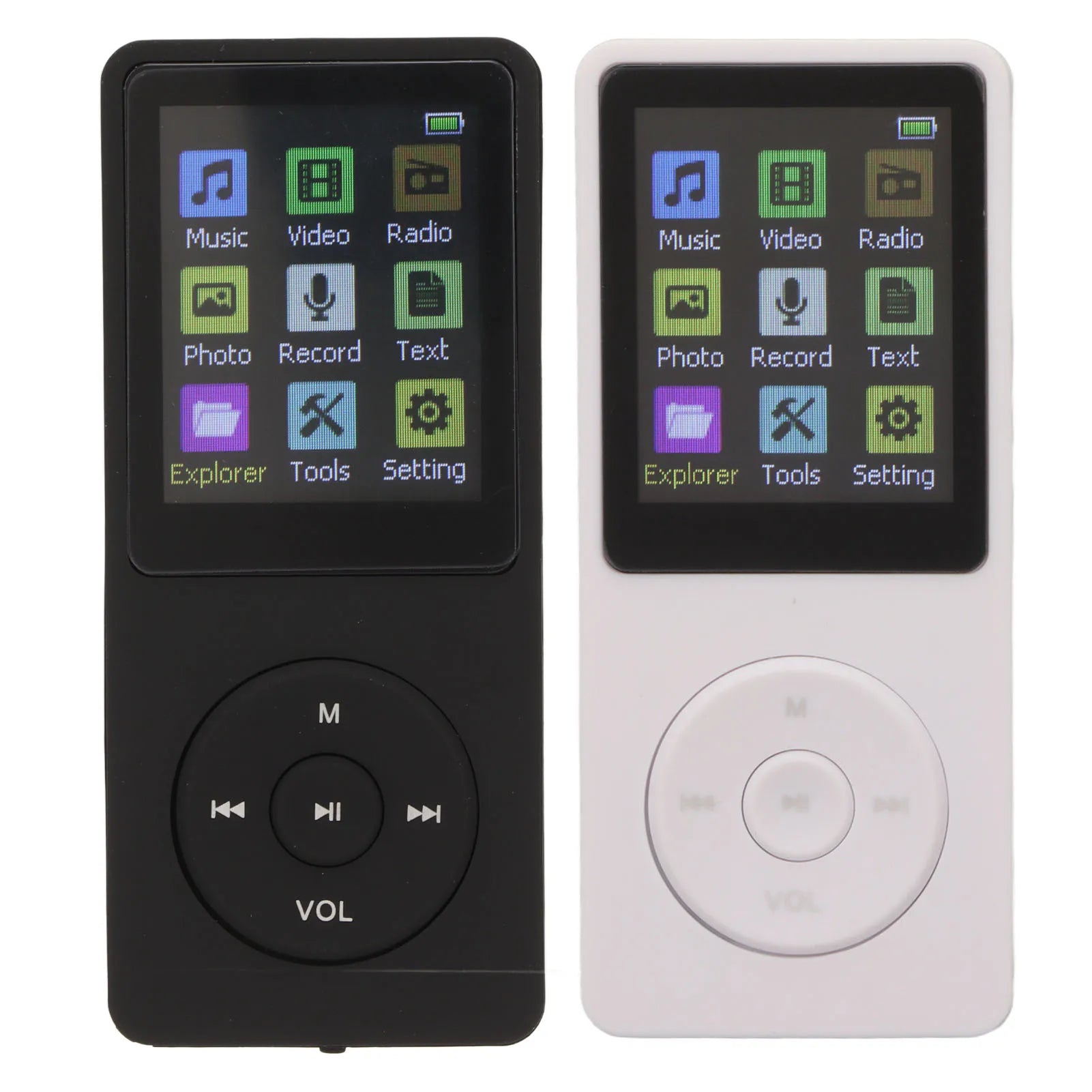 Digital Music Player 1.8 Inch LCD Support Small Memory Card Ultra Thin MP3 MP4 Player with Accessories Music Player Sound Player
