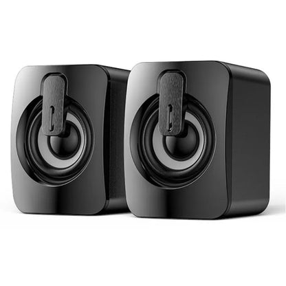 PC Computer Speakers PC Sound Box HIFI Stereo Microphone USB Wired Caixa De Som with LED Light For Desktop Computer PC Laptops