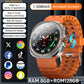 Cellular Smart Watch 1.508'' AMOLED Screen Dual Camera 4G SIM Call Precise Positioning Heart Rate Monitoring Android Smartwatch