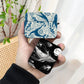 Whale and The Ocean Art AirPods Case Black Wireless Bluetooth Earphone Case for Apple Airpods 1 2 3 Pro 2 Protective Case