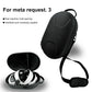 for Meta Quest 3 VR Glasses Storage Bag Waterproof EVA Portable Carrying Case Controller Protector for Meta Quest 3 VR Headset