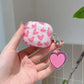 Luxury Pink Lover Heart Case For AirPods 4 Pro 2 3 Earphone Funda For AirPods Pro 2nd Generation Coque For AirPod 4 Pro 2 USB C