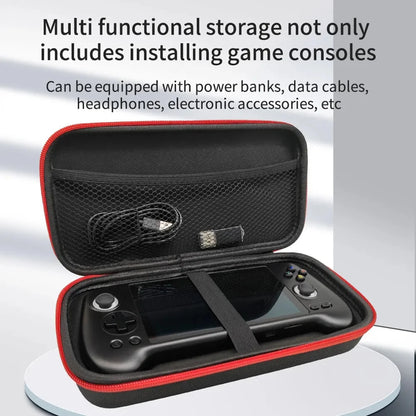 Portable Carrying Case with Mesh Pocket Anti-scratch Hard Shell Storage Bag Game Console Accessories for Anbernic RG556