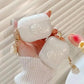 Luxury Pink Lover Heart Case For AirPods 4 Pro 2 3 Earphone Funda For AirPods Pro 2nd Generation Coque For AirPod 4 Pro 2 USB C