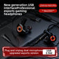 Type-C/3.5mm/USB Wired Headphones Gaming Headsets With Mic Earphones Wired Bass Stereo Esports Gamer Earbuds For Phones Computer